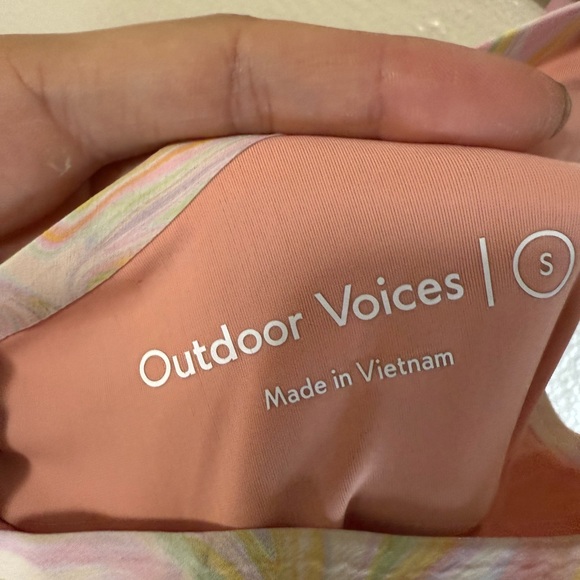 Outdoor Voices The Original Exercise Mini Dress in Pink Marble Size S - Picture 6 of 8